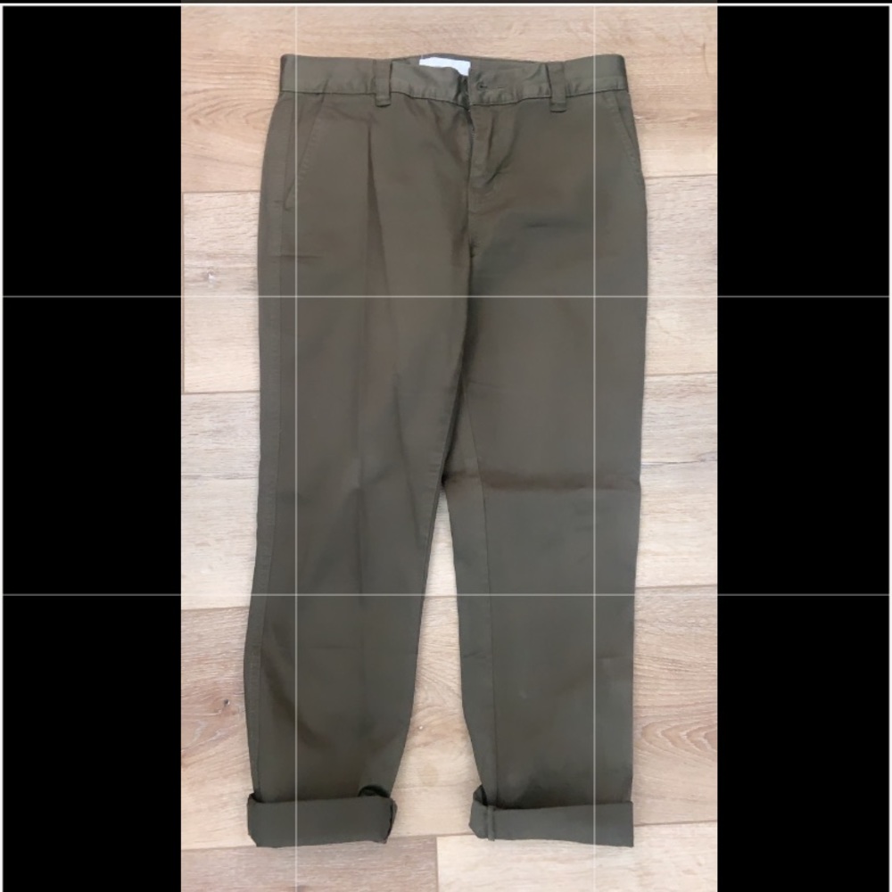 Army Green Current Elliot Trousers sz 26